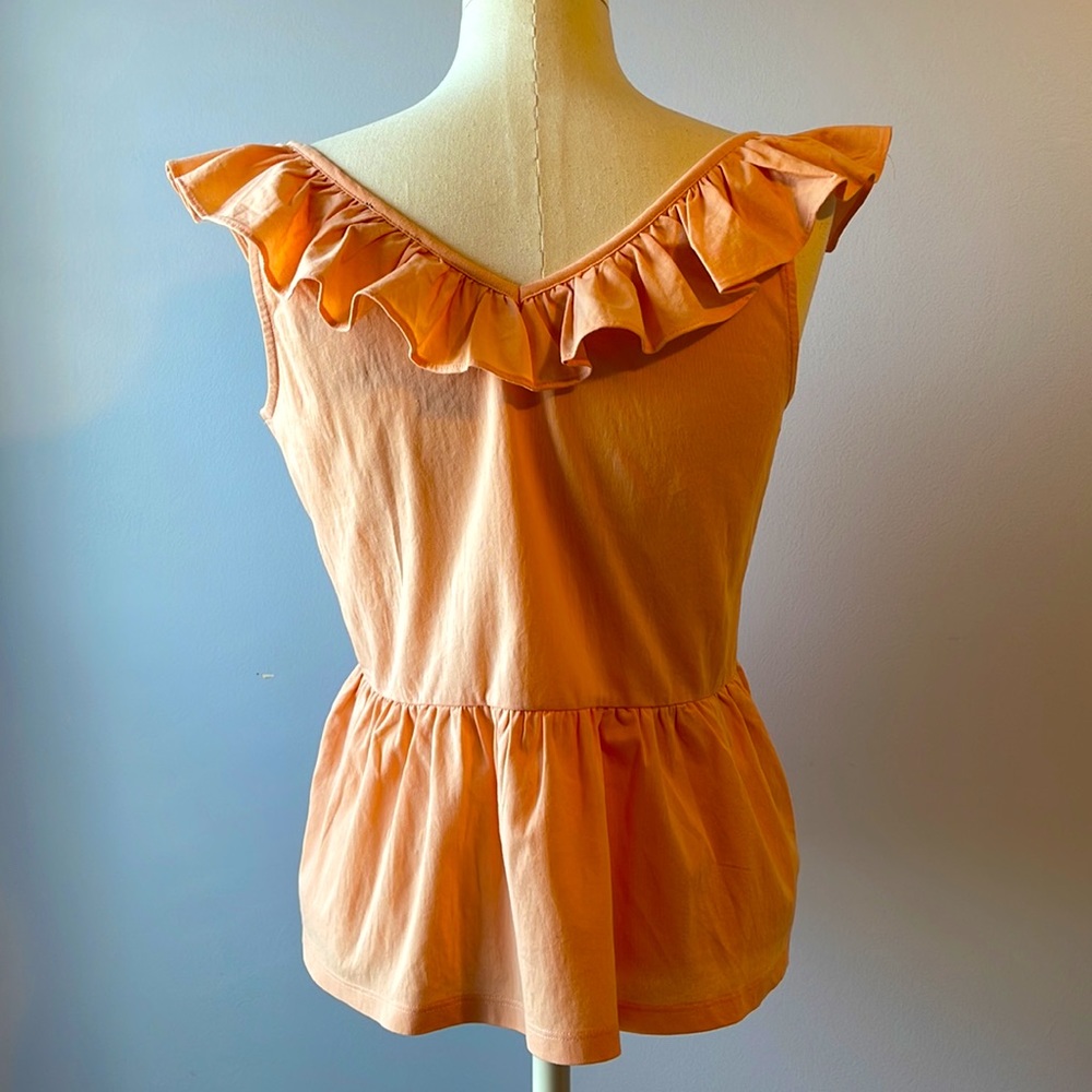 NEW ANN TAYLOR TOP IN BEAUTIFUL PEACH COLOR - Picture 2 of 7